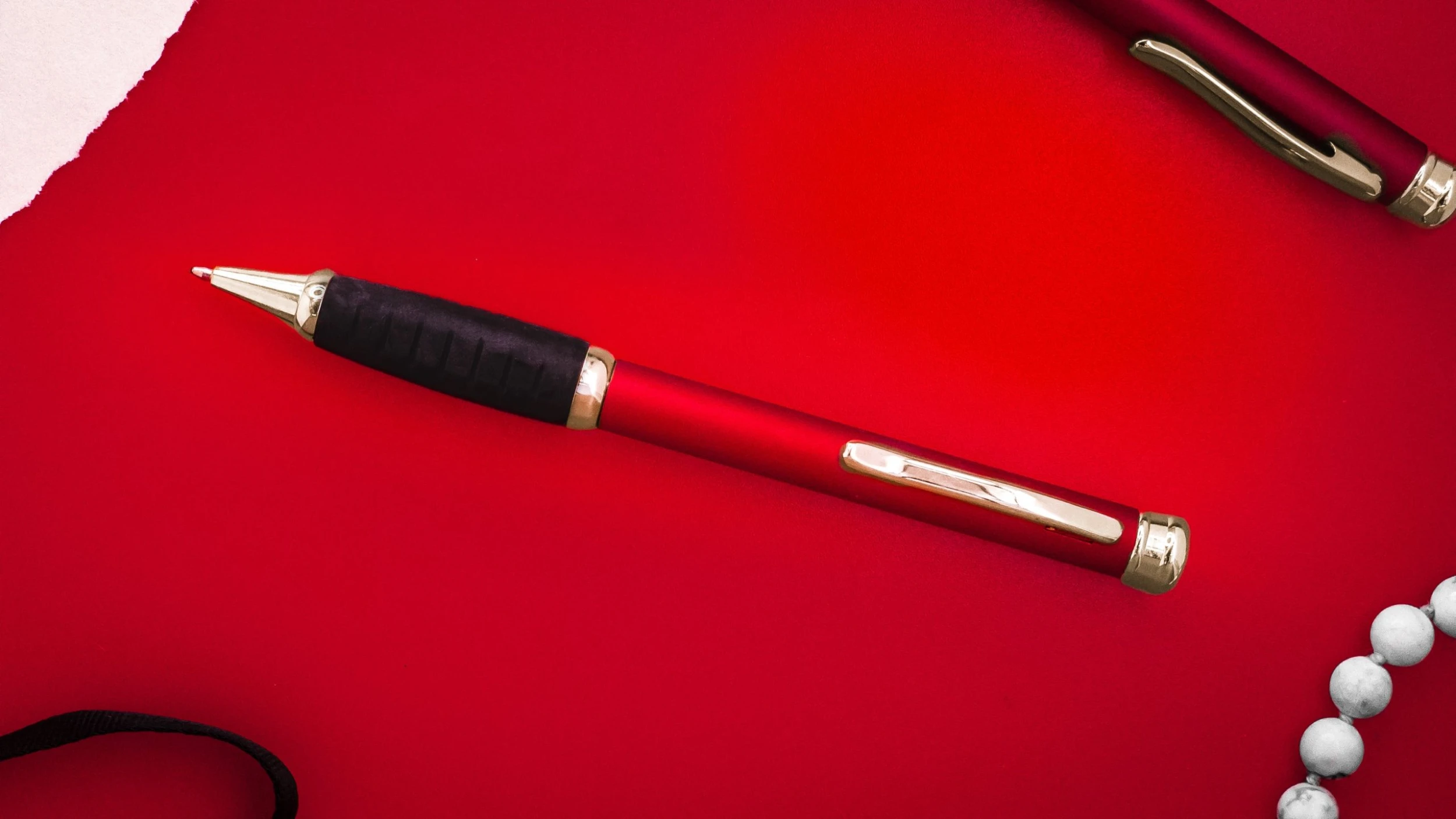 Pen Savings Executive Metal Ballpoint Pen, Burgundy & Gold 4 Pen Savings Executive Metal Ballpoint Pen, Burgundy & Gold - Image 2