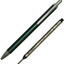 Schmidt Capless Rollerball Pen, Anodized Green