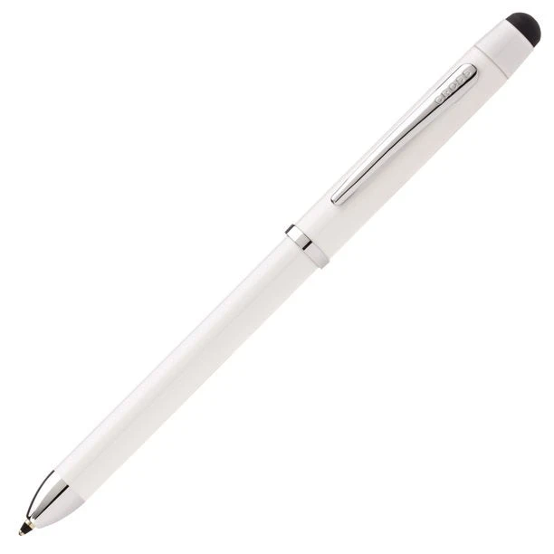 Cross® Cross Tech3 Multi-Function Ballpoint Pen & Stylus, White & Chrome 3 Cross® Cross Tech3 Multi-Function Ballpoint Pen & Stylus, White & Chrome