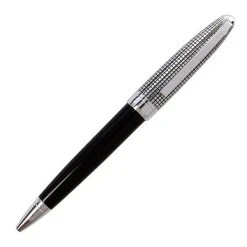 Cross® Cross Revere Ballpoint Pen, Tuxedo Cross Grid Black & Chrome