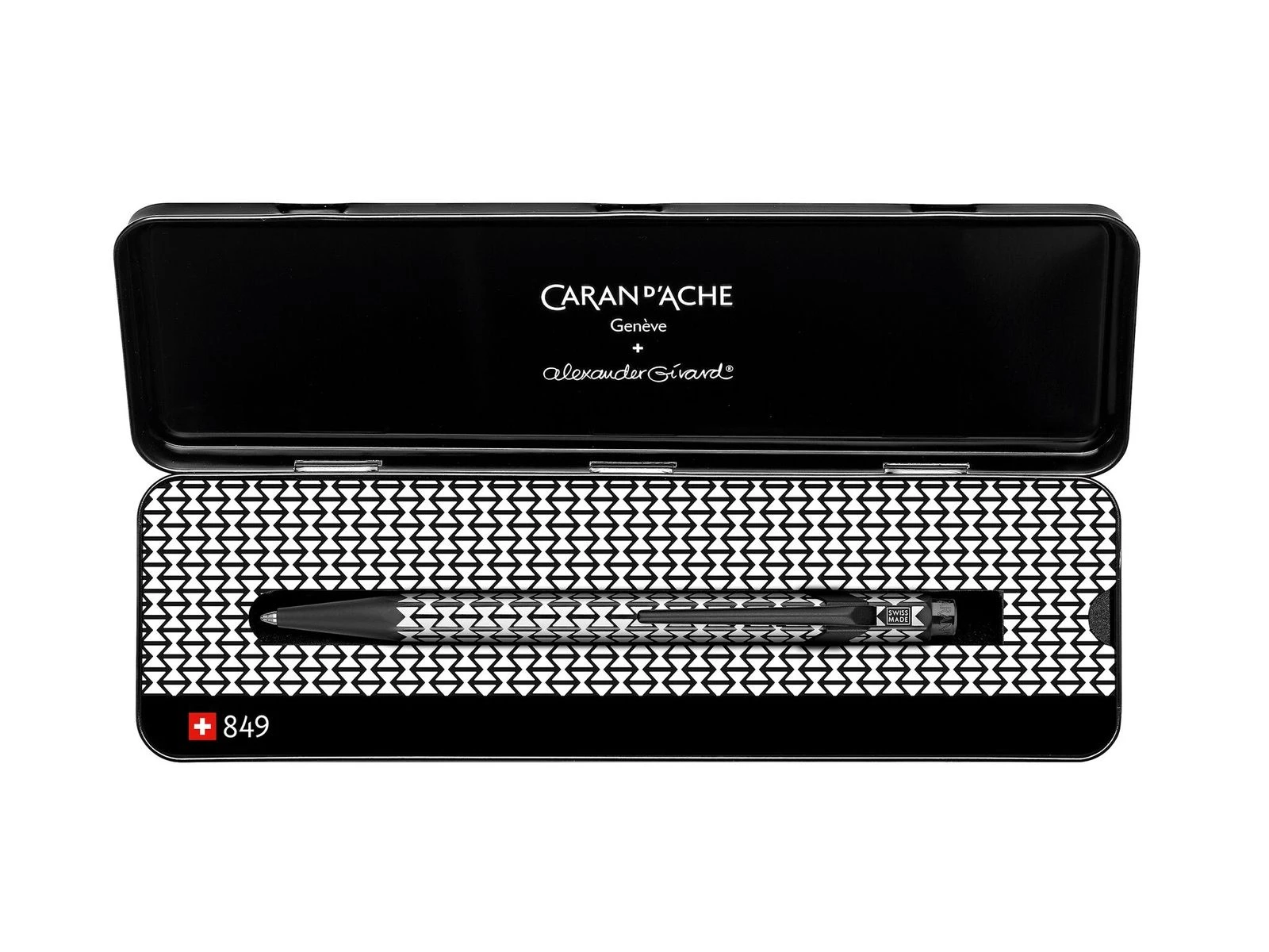 Caran D'Ache 849 Ballpoint Pen Alexander Girard Black, #849.124 4 Caran D'Ache 849 Ballpoint Pen Alexander Girard Black, #849.124 - Image 2