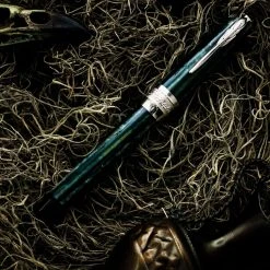 Pineider Arco Desert Beetle Rollerball Pen, Green & Black -Monteverde Shop APC 0830 scaled