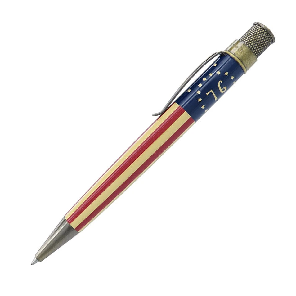 Retro 51 Tornado Vintage Metalsmith Rollerball Pen, Bennington Flag 3 Retro 51 Tornado Vintage Metalsmith Rollerball Pen, Bennington Flag