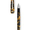 Tibaldi N60 Amber Yellow Resin Rollerball Pen, Palladium Trim -Monteverde Shop N60 550 RB