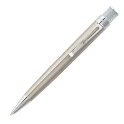 Retro 51 Tornado Classic Rollerball Pen, Stainless Steel Lacquer