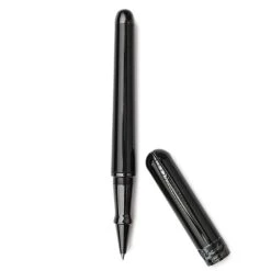 Pineider Avatar Rollerball Pen, Gloss Black W/ Black Trim