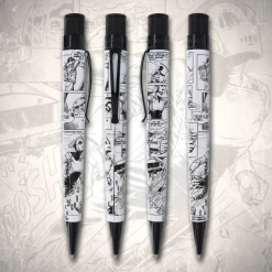 Retro 51 Okkto Rocketeer First Flight Tornado Rollerball Pen, Black & White -Monteverde Shop f3dd7c24 44f9 502b a092 80b91df9e35c