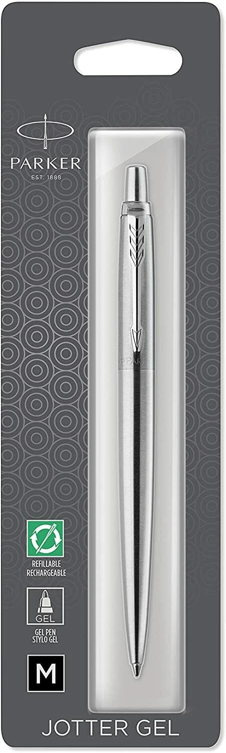 Parker® Parker Jotter Ballpoint Pen, Gel Ink, Stainless Steel 4 Parker® Parker Jotter Ballpoint Pen, Gel Ink, Stainless Steel - Image 2