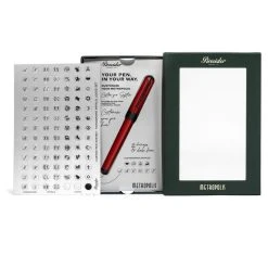 Pineider Metropolis Rollerball Pen, Red -Monteverde Shop metropolis fp 01b365b5 6b58 4ed9 8151 b7dc3a1f8f8b