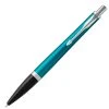 Parker® Parker Urban Vibrant Blue Ballpoint Pen -Monteverde Shop parker urban ballpoint pen in vibrant blue with chrome trim 554
