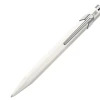 Caran D'Ache 849 Rollerball Pen Metal White #846.502 -Monteverde Shop whiteroller