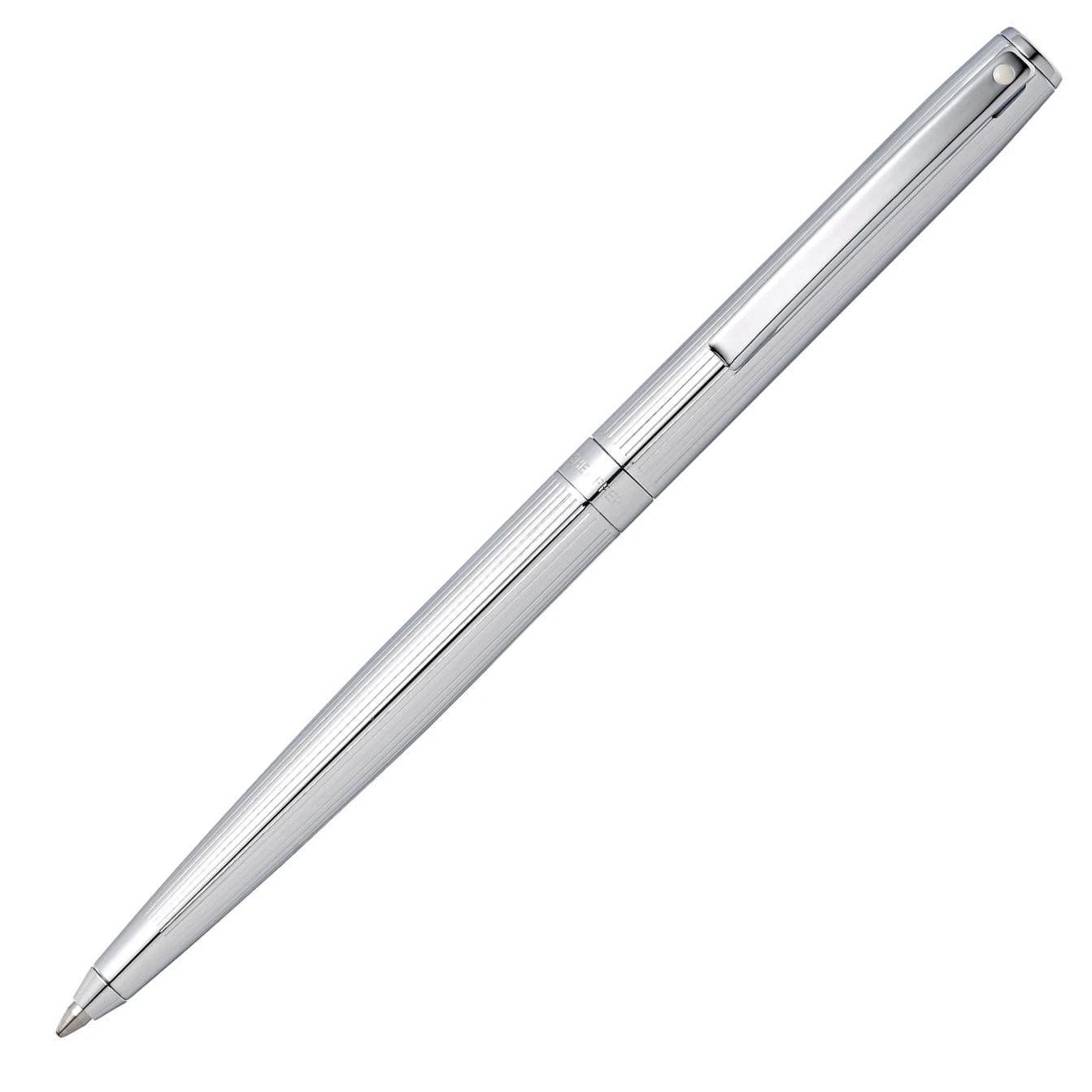 Sheaffer Sagaris Ballpoint Pen, Fluted Chrome 3 Sheaffer Sagaris Ballpoint Pen, Fluted Chrome